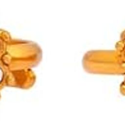 Ruby Gold Plated Casual 92.5 Pure Silver Temple Toe Ring - 410748-image-72