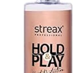 Streax Professional Hold & Play Heat Protection Spray For Hair -200 Ml, Hair Styling Spray For Women & Men, Heat Protectant Spray For Hair Upto 250°C & 2X Less Hair Breakage-45