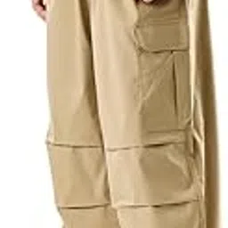 snitch Men Cargo Pants | Relaxed Fit Mid Rise with Elastic Waistband & Drawstring | Durable Cotton Blend with 6 Utility Pockets for Casual & Streetwear-picture-47