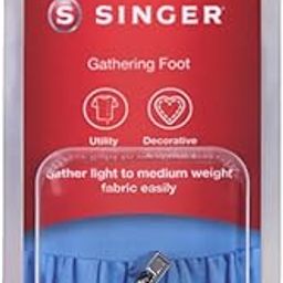 SINGER Gathering Foot – for Low Shank Sewing Machines | Ideal for Ruffles, Shirring, and Fabric Gathers | Perfect for Baby Dresses, Curtains & Home Décor Projects-picture-12
