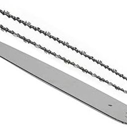 MLD Chainsaw Replacement Guide Bar with Chain Saw Chain Combo Set 12 inch Length for Wood Cutting (Guide Bar +chain 12 inch)-0