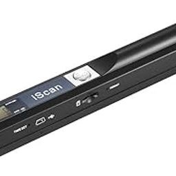 Microware Portable Handheld Wand Wireless Scanner A4 Size 900DPI JPG/PDF Formate LCD Display with Protecting Bag for Business Document Reciepts Books Images-5