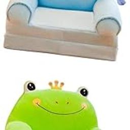 ARTISOUL® 2Pcs Kids Foldable Sofa Chair Children Cartoon Animal Lounger Bed Slipcover | Kids & Teens at Home | Furniture | Sofas & Armchairs-image-77