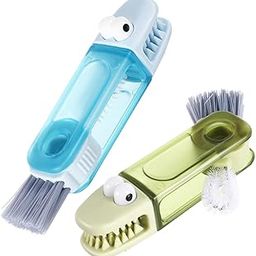 CIYODO 2pcs Multi-functional Bottle Cap Cleaning Brushes Convenient Lid Groove Cleaners for Mugs Cups and Straws and Reusable Design-image-21