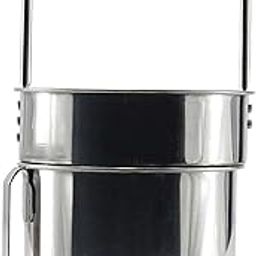 THE STYLE SUTRA® Stainless Steel Brush Washer Pot Small Painting Brush Cleaner for Watercolor-image-79