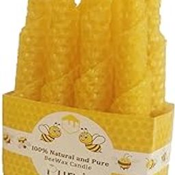 PURVI Bee Happy Prayer Christmas and Altar Candle – Pack of 8 - Beeswax Candles, Handmade Candles (Pack of 8)-image-10