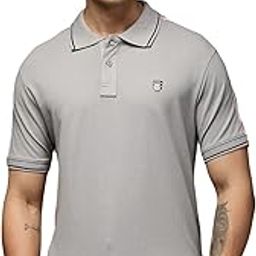 UK Classic Men's Premium Combed Cotton Polo Neck Collar Half Sleeves Solid T-Shirt | Polo T-Shirt with Face Mask-image-18