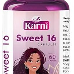 Karni Sweet-16 Ayurvedic Skin Glow Capsules for Women – Herbal Blend with Ashwagandha, Neem & Manjistha | Supports Clear Skin, Detox, Hormonal Balance & Natural Radiance | 100% Natural (1)-10