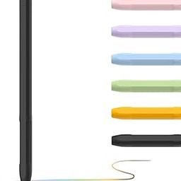 YINVA Case for Apple Pencil Grip for Apple Pencil Accessories Holder for Apple Pencil 2nd Generation Cover Sleeve for Apple Pencil with Protective Nib Cover for iPad Pencil(Black)-image-65