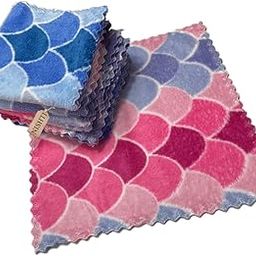 Soft Touch Women's Rumal | Fish Fin Printed Handkerchief | Gentle Face Hanky for Babies and Girls - Multicolor | Pack of 6-image-99