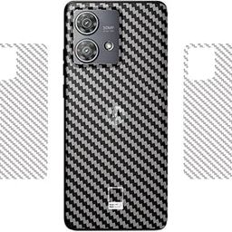 Berries™ (Pack of 2) Back Lamination Skin Compatible for Motorola Edge 40 NEO || 3D Carbon Fiber Ultra-Thin Protective Film (Transparent) with Easy Installation KIT-picture-27