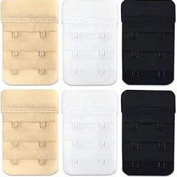 Women's Bra Lingerie Extenders 2 Hook 3 Rows Extension Straps in Different Colors-picture-43