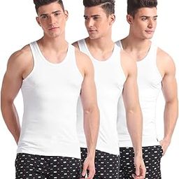 Men Comfort Fit I661 Cotton Vest - Pack of 3-image-6
