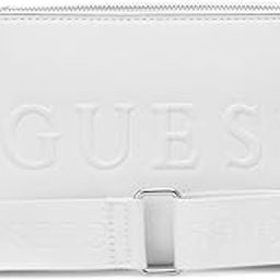 White Embossed Haddington Flap Mini Crossbody Bag-image-15