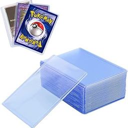 PATPAT® 25pcs PVC Trading Card Case for Game Card Clear 3" x 3.97" Top Loading Plastic Card Sleeves Game Card Case for Standard Sized Trading Card Gifts for Kids Adults-16