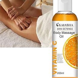Vitamin C Massage Oil — Glow & Relax Naturally Glow Skin and Massage-image-85