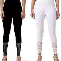 Women's Cotton Lycra Ankle Length Leggings-image-64