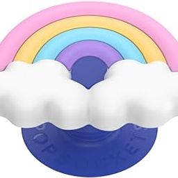 ​​​​PopSockets Phone Grip with Expanding Kickstand - Popout Rainbow Fluff-picture-1