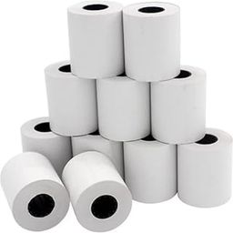 swaggers Thermal Paper/Billing Machine/POS Machine Rolls 2 inch- 57mm(Width) x 25 meter(Length) with fine class black colour printing (Pack Of 10 Rolls)-0