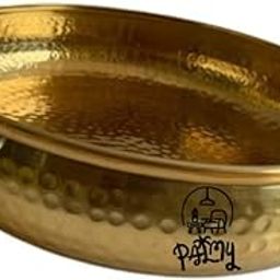 PALMY Decor New Austin Round Hammered Traditional Potpourri urli Decorative Bowl Gold (10 inch)-image-27
