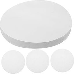 SKISUNO 100 Pcs 18cm Qualitative Filter Paper Discs Medium Flow Rate Filter Paper-image-73