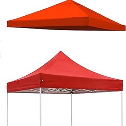 World of Wish 10x10 ft Canopy Tent Top Cover, 3x3 Meter Gazebo Tent Replacement Top Fabric, Replacement Top Canopy for 10x10 ft Gazebo Tent - Red (Top Cover only)-image-98