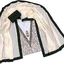 Women's Hand Block Printed Unstitched Dress Material with Top, Bottom & Dupatta PAL.KDS.COT.462-image-99