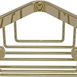 Allied Brass BSK-10ST-UNL Corner Soap Basket, Unlacquered Brass-image-22