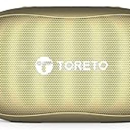 Toreto Bang Pro 10WWireless Bluetooth Speaker - Dual Audio Drivers, Powerful Bass Radiator, Fast Charging Long Play Time,TWS, Portable, Inbuilt MIC, FM, Type C Charging (Gold)-30