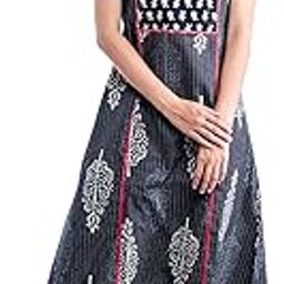 Cotton Nighty for Women — Printed Stylish Night Gown, Comfortable Sleepwear Long Nightwear, Maxi-image-47
