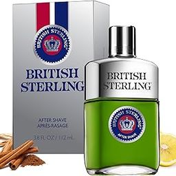 BRITISH STERLING Cologne. AFTERSHAVE 3.8 oz / 112 ml By Dana - Mens-image-0