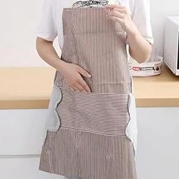 Attractive Store Unisex Adjustable Waterproof Cooking Apron with Pocket and 2 Side Hand Towels – Kitchen, Grill & Restaurant Use-image-78