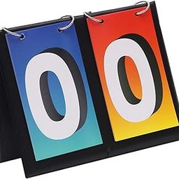 SAZ DEKOR Table Top Scoreboard Score Board for Tennis Football Volleyball Blue Red-image-58