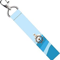 Ship Captain Lanyard Tag with Swivel Lobster for Gift Luggage Bags Backpack Laptop Bags L X H 5 X 0.8 INCH-picture-51