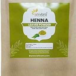 Ishivara Henna Leaves Powder for Hair Color| No added Preservatives | Marudhani Podi/Mardhani Podi/Mehandi Powder | Lawsonia inermis 100 Gm (Pack of 1)-image-63