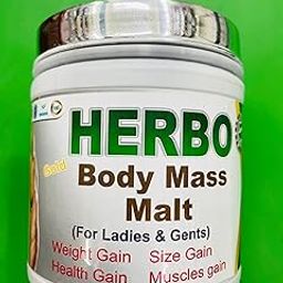 HerboBody Mass Malt for Weight Gain, Health Gain, Muscle Gain, Ladies and Gents 500gm-22