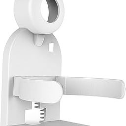 THE STYLE SUTRA Compact Outlet Wall Mount Holder Stand for Nest WiFi Router White-10