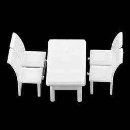 SAZ DEKOR® 1 Set Miniature Kitchen Square Dining Table Chair Model 1:50 Dollhouse Diorama Layout Toys O|DIY Dollhouse Building Kit, Dolls & Bears, Doll Houses, Dollhouse Miniatures, Tiny House Set|-image-17