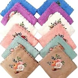 Handkerchiefs for Men & Women | Soft, Absorbent & Reusable PURE COTTON HANDKERCHIEFS PACK OF 6-image-94