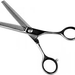 PROSCO Scissors for Hair Cutting Thinning Professional Salon Barber DOUBLE THINNING SCISSORS SHEARS Stain less Steel 6.5 inch-image-50