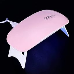 Moxtiza Mini USB UV Sun Dryer Gel Nail Polish Art Curing LED Lamp 6W Portable Manicure Tool Sunmini Drayer Foldable Light Based For All Kind Of Paints Dry Remover Nails (Multi Color)-79