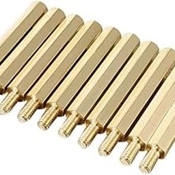 10pcs M3 30+6mm Female Male Thread Brass Hex Standoff Spacer Screws PCB Pillar-image-73