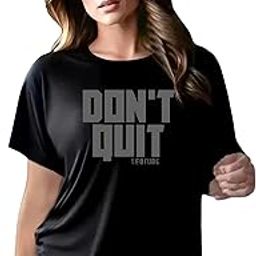 Women's Boyfriend/Loose Fit Round Neck Half Sleeve Dri-Fit Tshirt (Color Black)-image-23