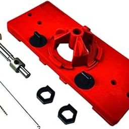 HEAVENGLOW Hinge Holesaw Jig Drill Set Hole Puncher for Cabinet Door Wardrobe Cupboard Red-image-93