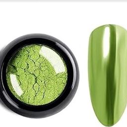 SHILLS PROFESSIONAL Nail Art Chrome Mirror Glitter Pigment Powder (015) Green-picture-23