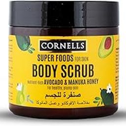CORNELLS Super Food Avocado & Manuka Honey Body Scrub for Healthy & Plump Skin For Men & Women | Exfoliating & Nourishing Skin - 475ml-image-47