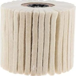STYLEHEAVEN Wool Felt Wire Drawing Abrasive Polishing Wheel Burnishing Drum 120 x 100mm|Home & Garden|Tools|Power Tools|Grinders-image-3
