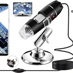 atdaraz USB Microscope, Digital Handheld 40X-1000X Magnification Endoscope Mini Video Camera with 8 Adjustable LED Lights, Compatible with Windows 7/8/10/11 Mac Linux Android-image-74