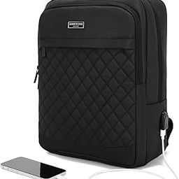 Unisex Laptop Backpack, Bag, Stylish & Modern Design With A Unique Usb Charging Port Feature (Black)-image-22