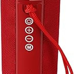ZEBRONICS Zeb-Action Wireless 10W Portable Speaker, Supporting Bluetooth v5.1, TWS, RGB Lights, Fabric Finish, AUX/USB/FM/mSD (Red)-3